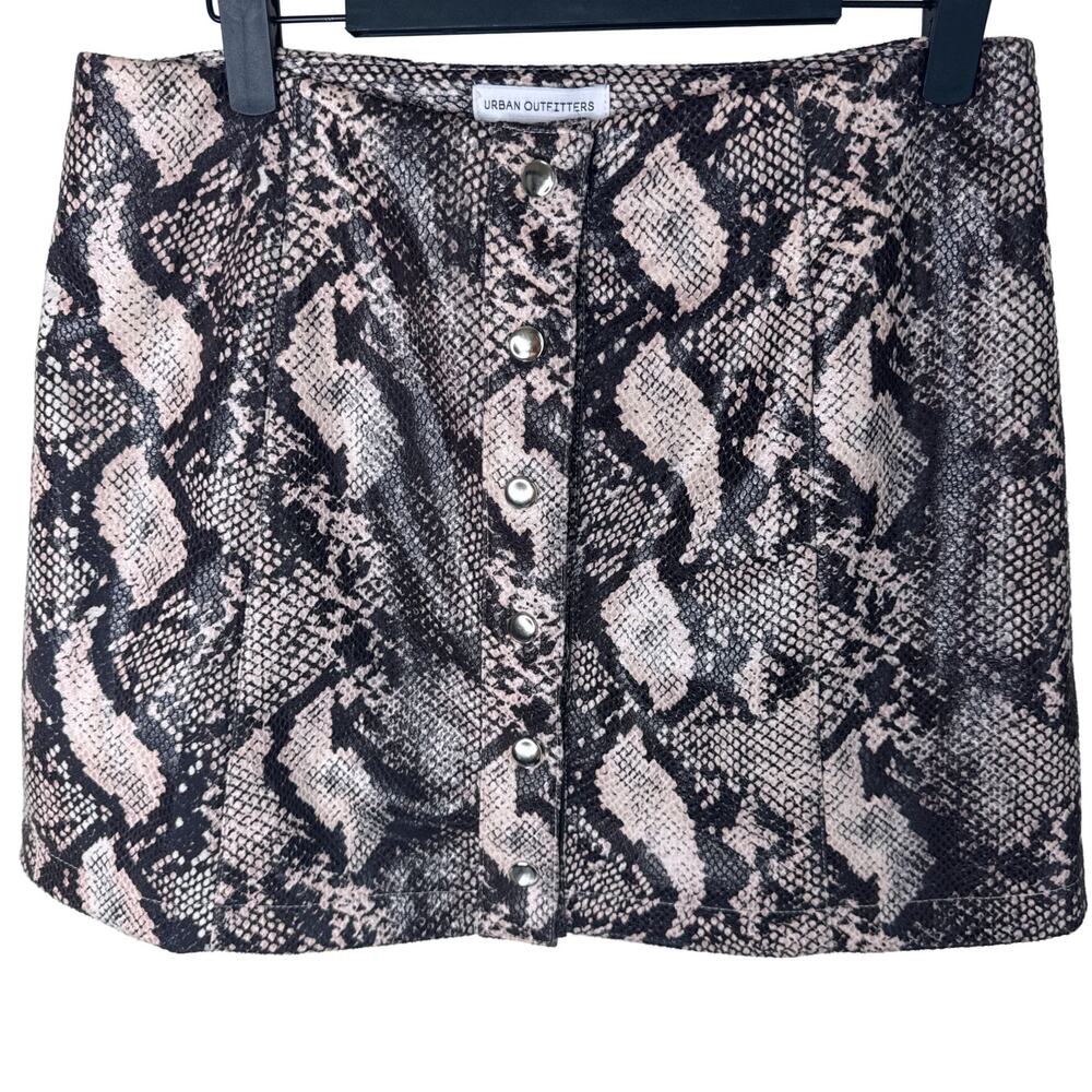 Urban Outfitters Faux Snake Skin Mini Skirt
